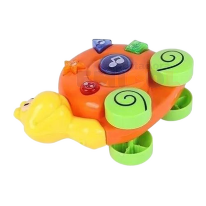 Caracol Luces Y Sonidos Juguete Musical Carrito Arrastrable