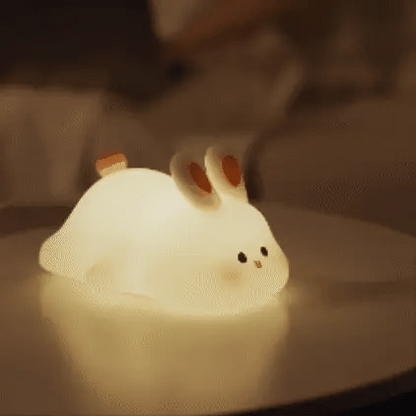 LumiBum® – Lámpara Conejito LED Recargable con Luz Cálida y Temporizador